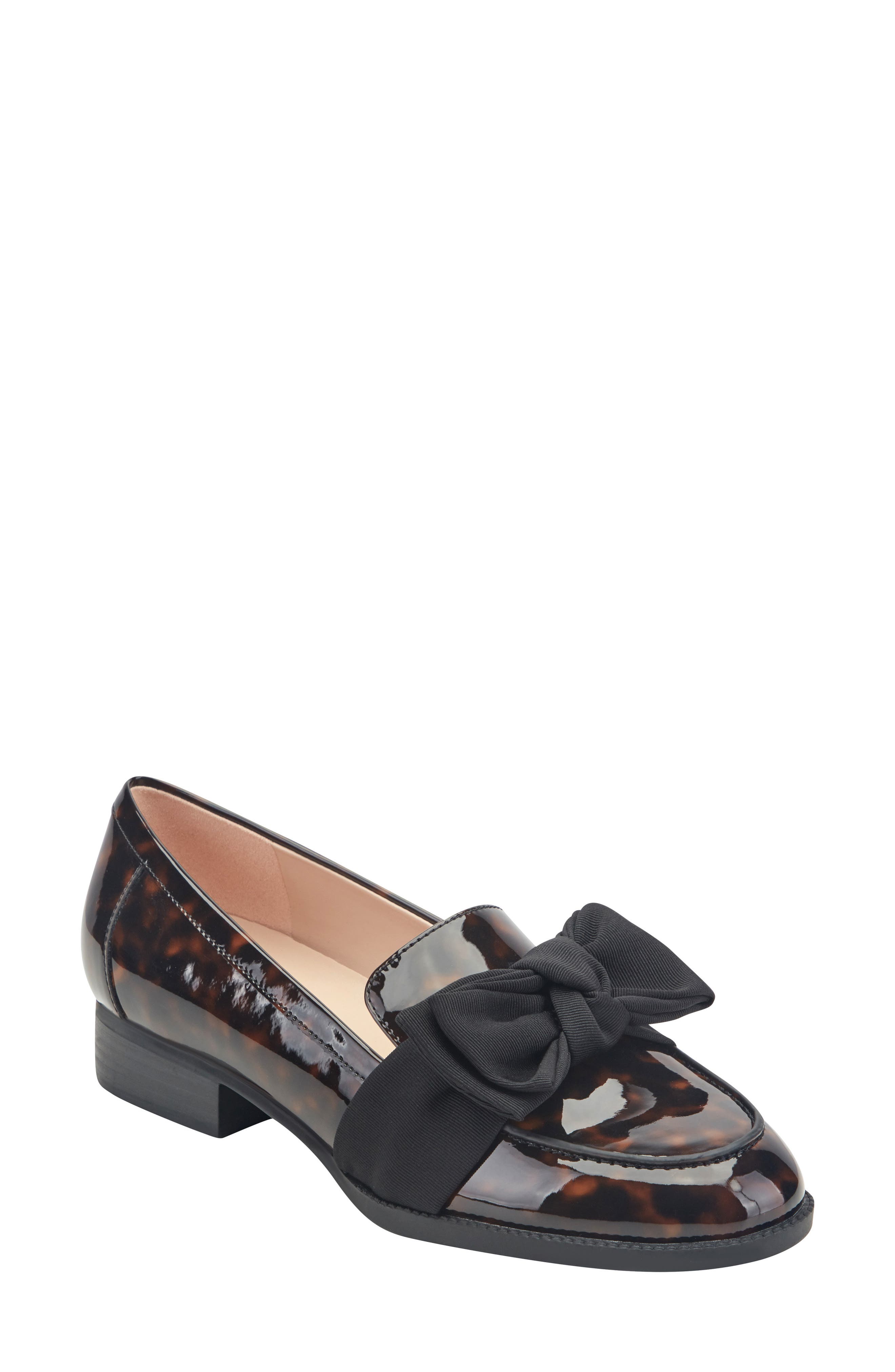 TORTOISE PATENT/ BLACK