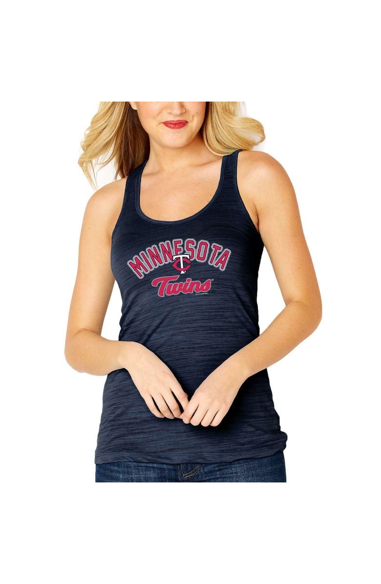 SOFT AS A GRAPE Women's Soft as a Grape Navy Minnesota Twins Multicount Racerback Tank Top, Alternate, color, 