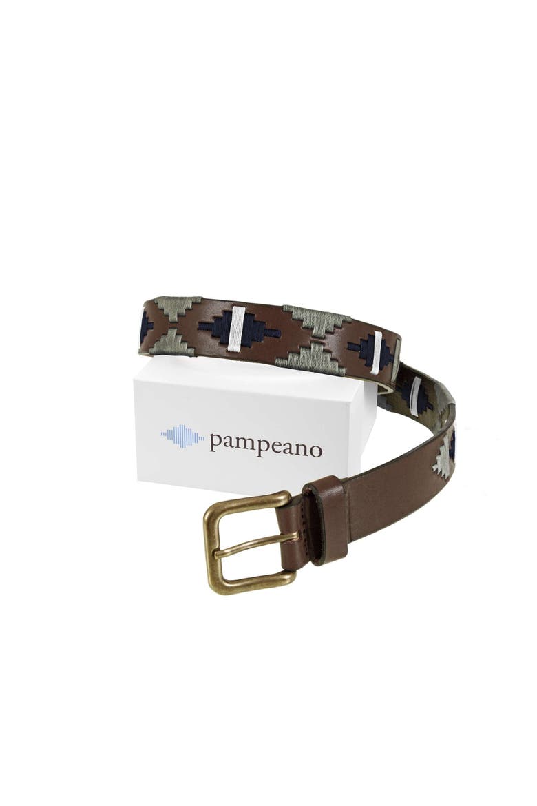 Tornado Belt, Main, color, Brown/Navy/White/Grey