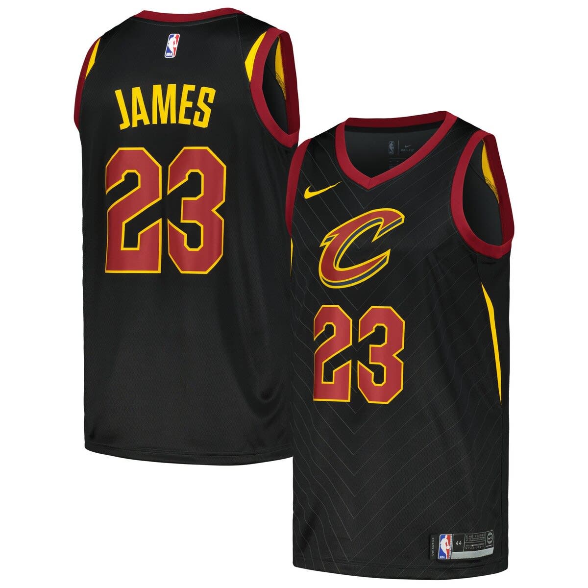 NIKE ClevelandCavaliersレブロン・ジェームズ ユニフォーム Nike Men's Nike LeBron James Black Cleveland Cavaliers Swingman