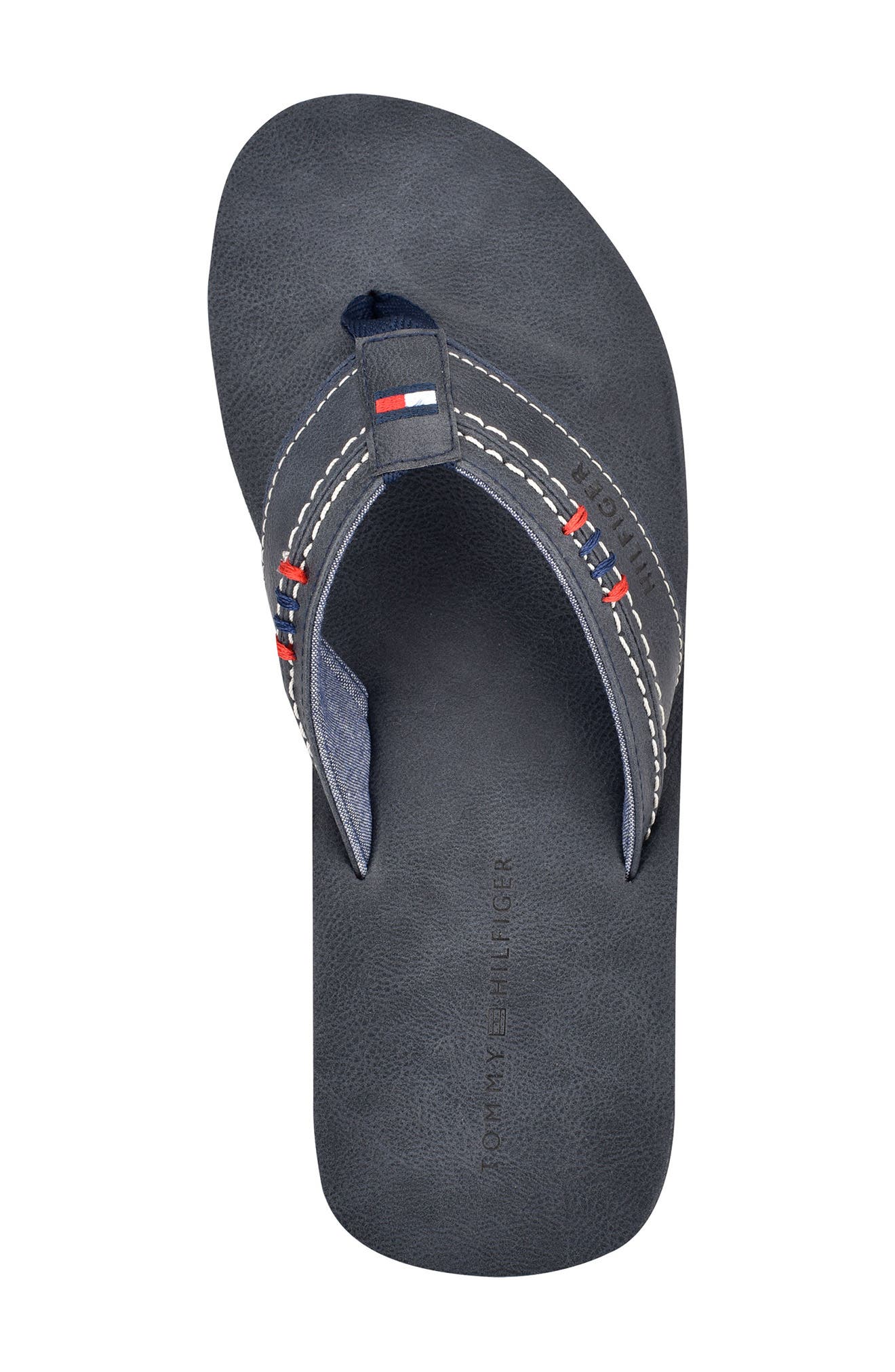 Tommy Hilfiger Destino Flip Flop, Alternate, color, Navy