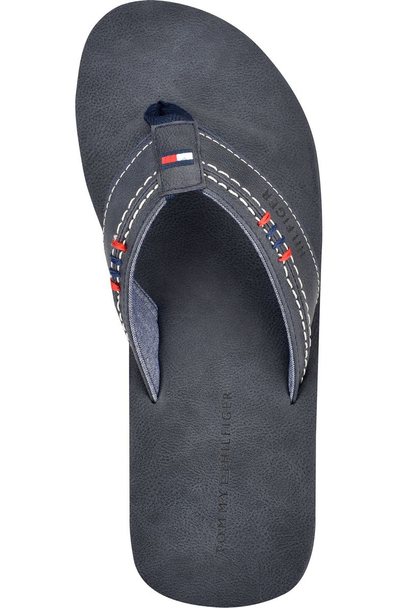 Tommy Hilfiger Destino Flip Flop, Alternate, color, Navy