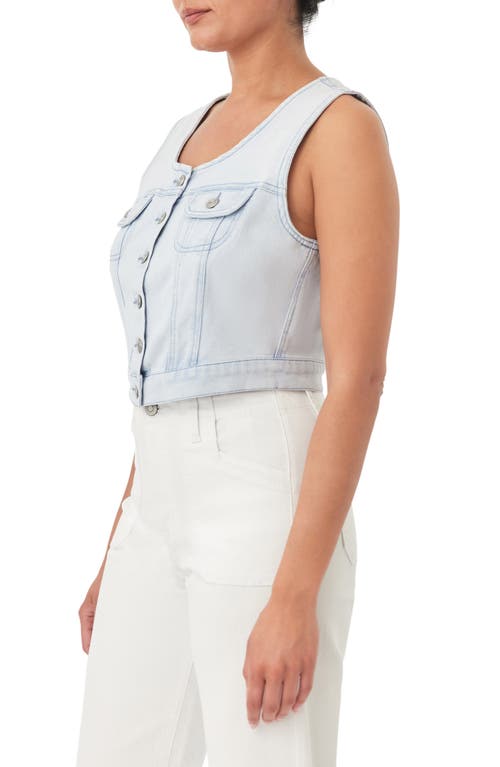 Kensie The Drapey Vest In Blue
