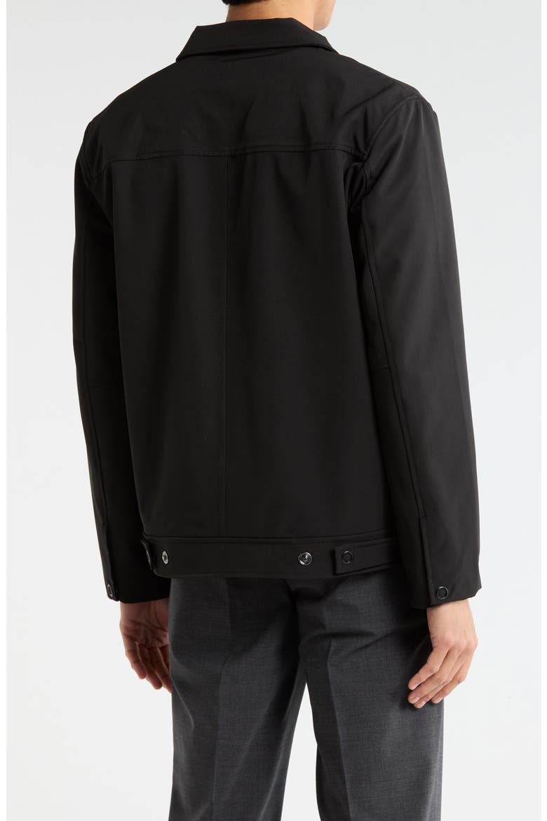 Cargo Pocket Coach Jacket, Alternate, color, BLACK