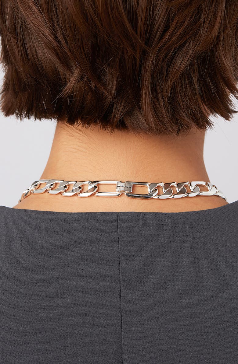 Jenny Bird Vera Chain Necklace, Alternate, color, High Polish Silver