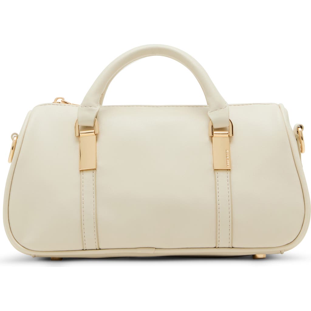 Anne Klein Midi Top Handle Satchel In Sand