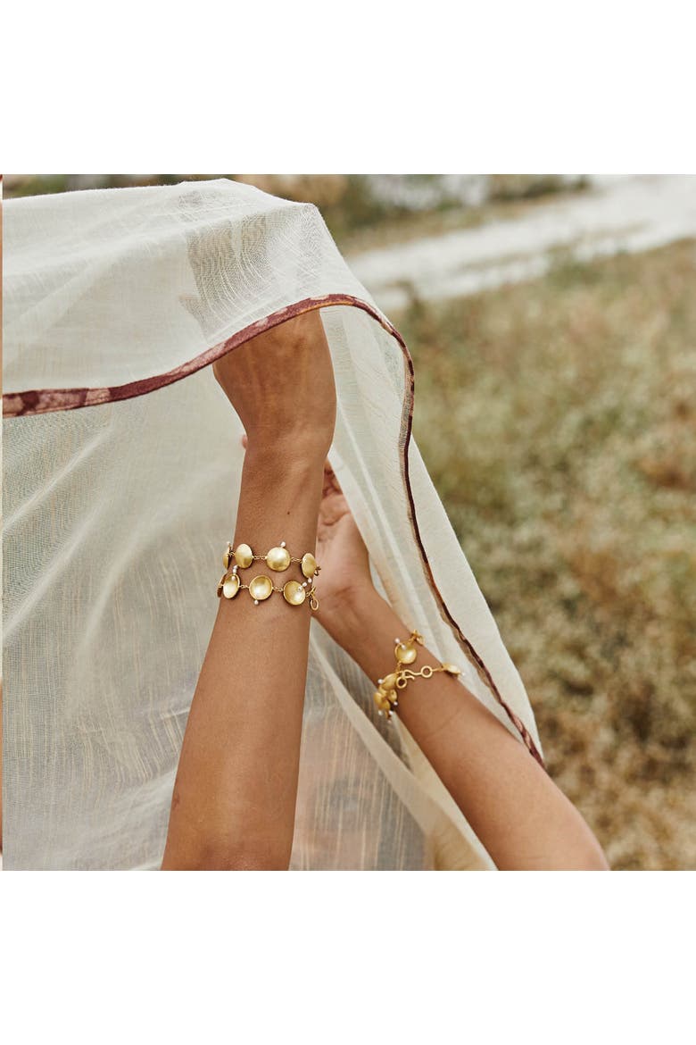 Vitr Bracelet, Alternate, color, Gold Plated