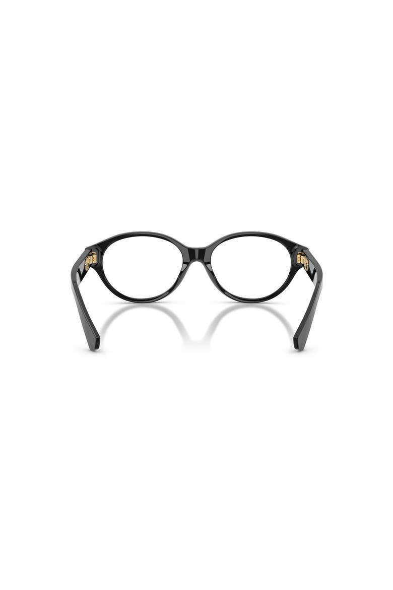 52mm Oval optical glasses, Alternate, color, Black