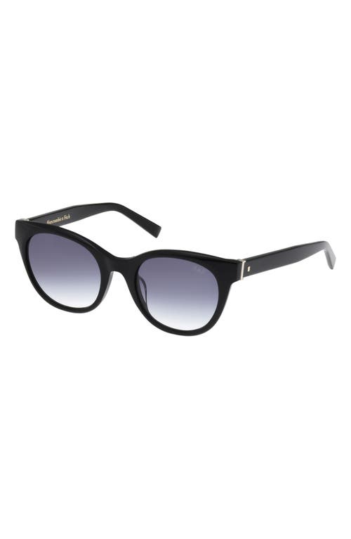 Abercrombie & Fitch 52mm Gradient Cat Eye Sunglasses In Black