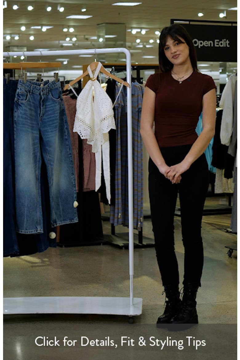 Cotton Eyelet Top video