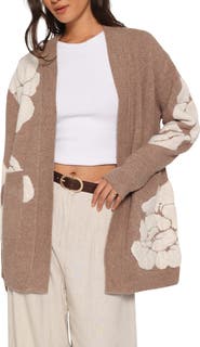 Petal & Pup Wendy Open Floral Cardigan