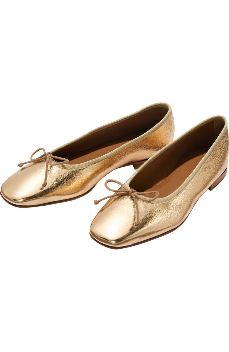 MARGAUX The Fonteyn, Alternate, color, Gold Crinkle Nappa