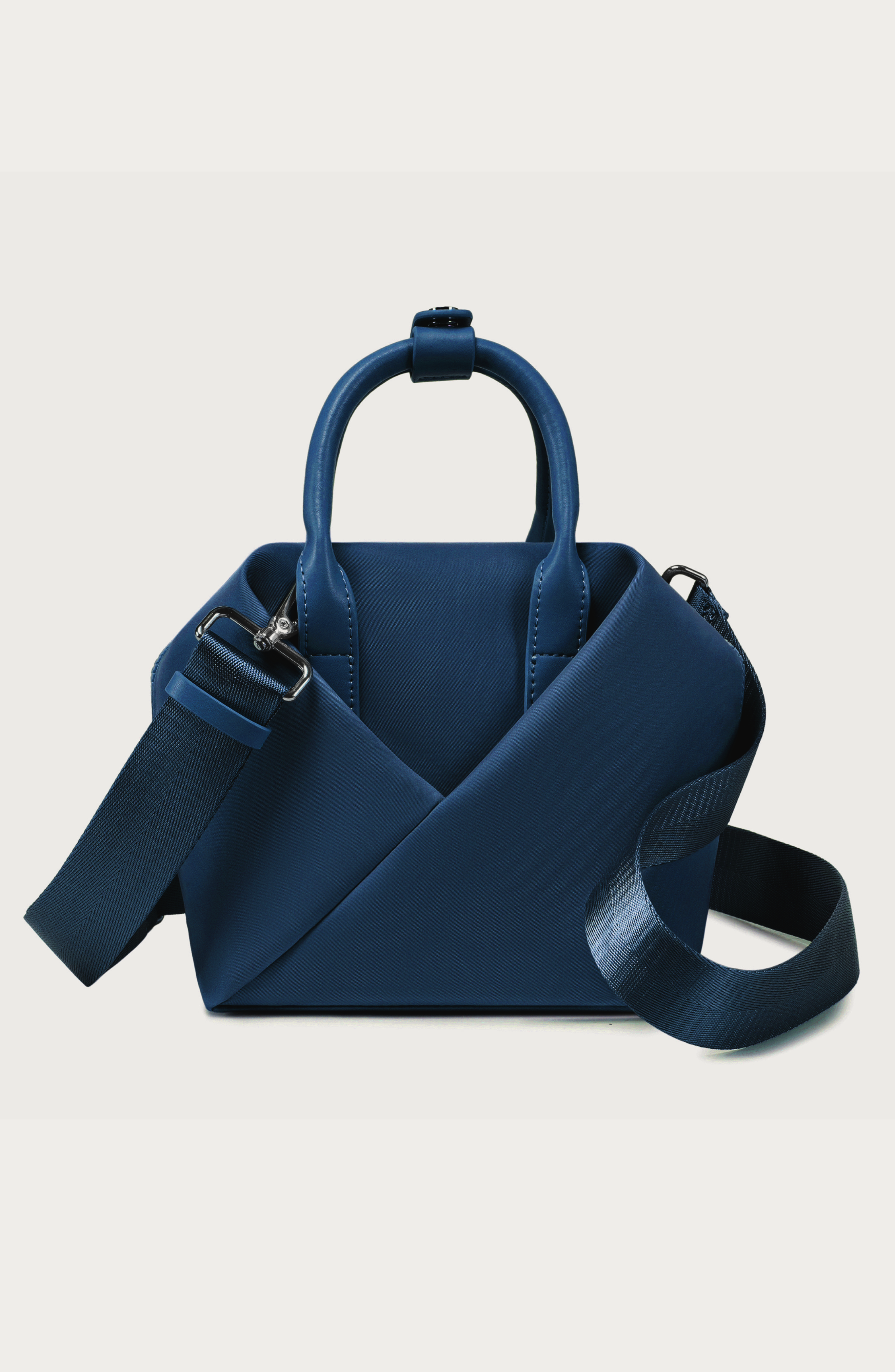Small Origami Crossbody Tote and Handbag For Women, Alternate, color, Navy Blue