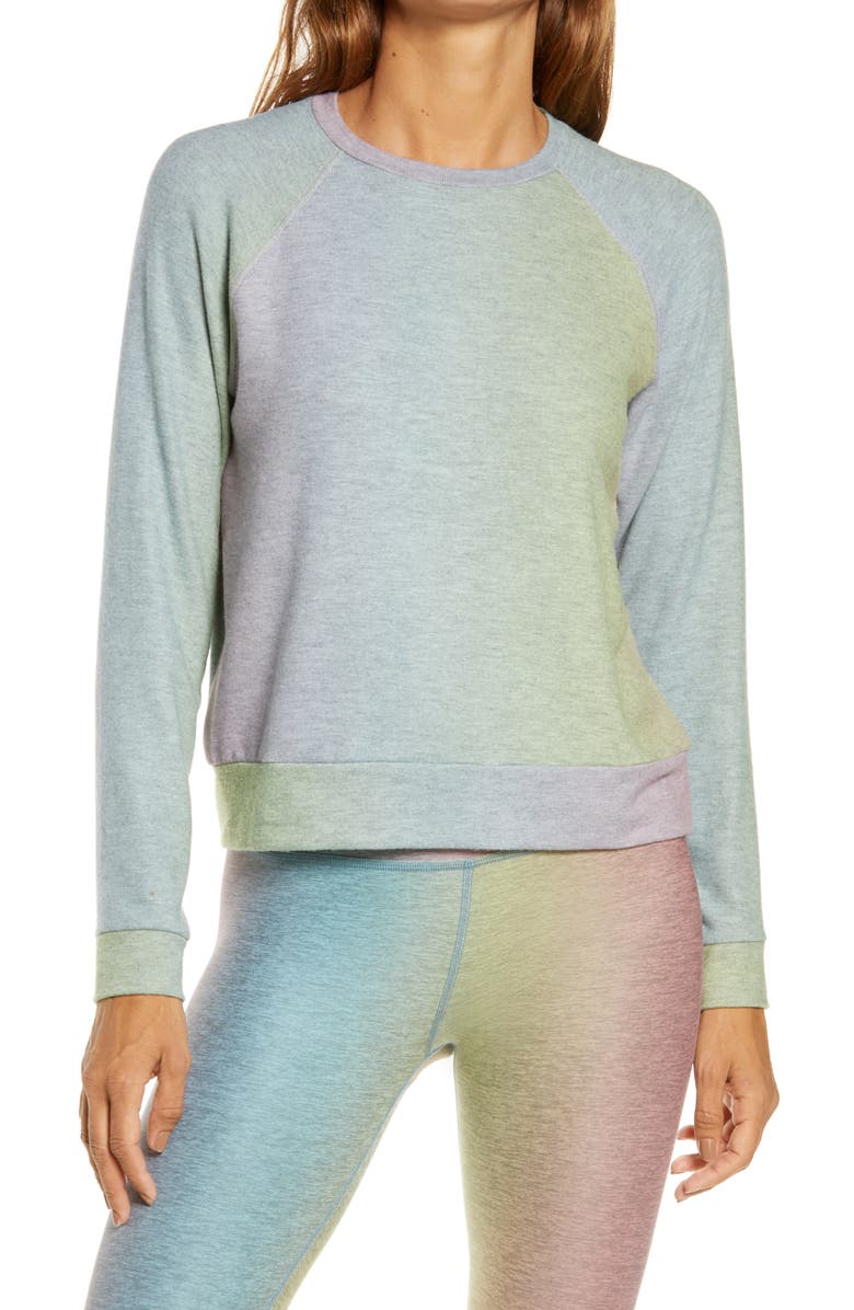 Beyond Yoga Hacci Raglan Pullover, Main, color,