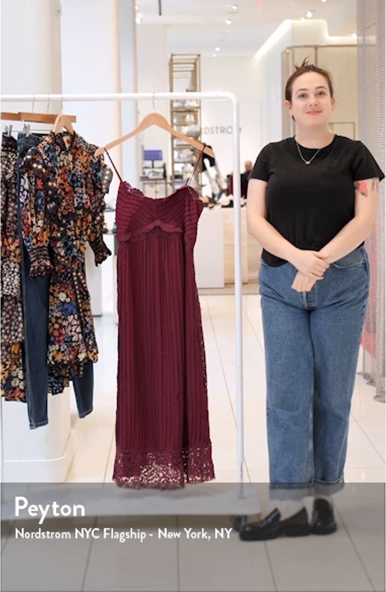 Lace Empire Waist Dress, sales video thumbnail