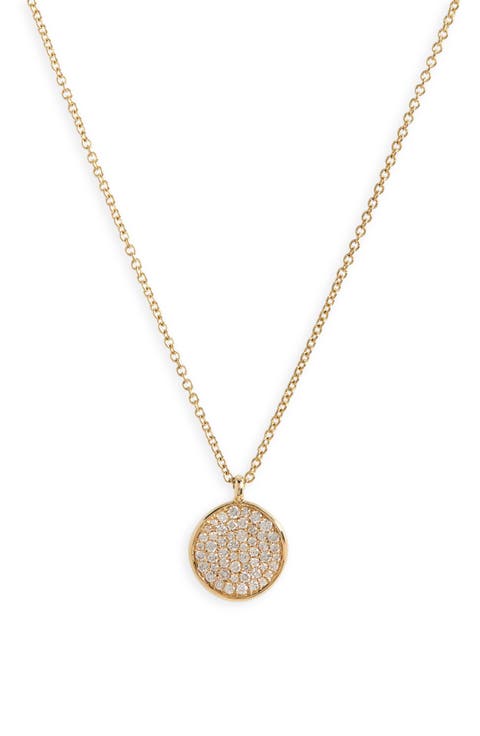 'Stardust - Flower' Diamond & 18k Gold Pendant Necklace