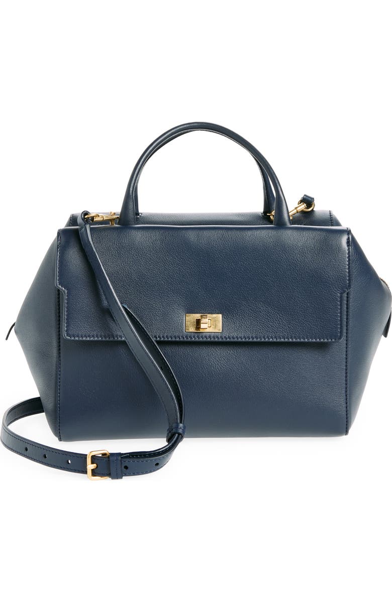 Anya Hindmarch Seaton Leather Handbag, Main, color,
