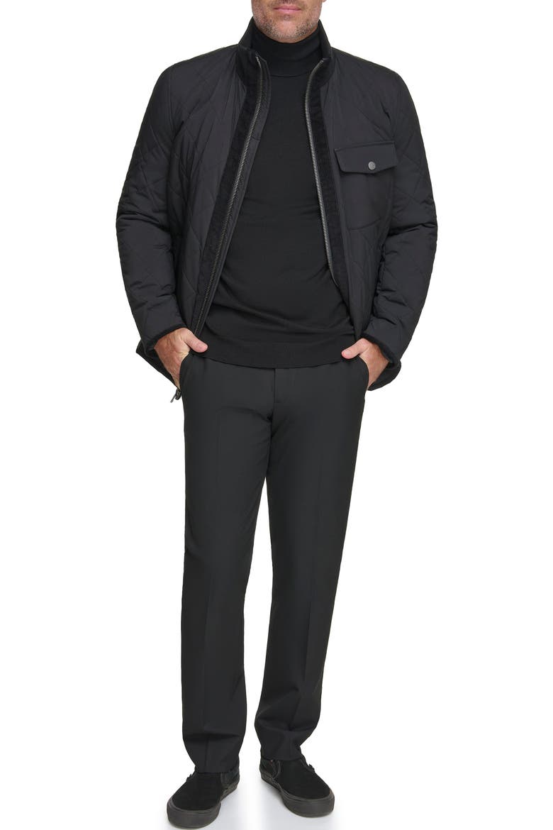 Amberg Water Resistant Jacket, Alternate, color, BLACK