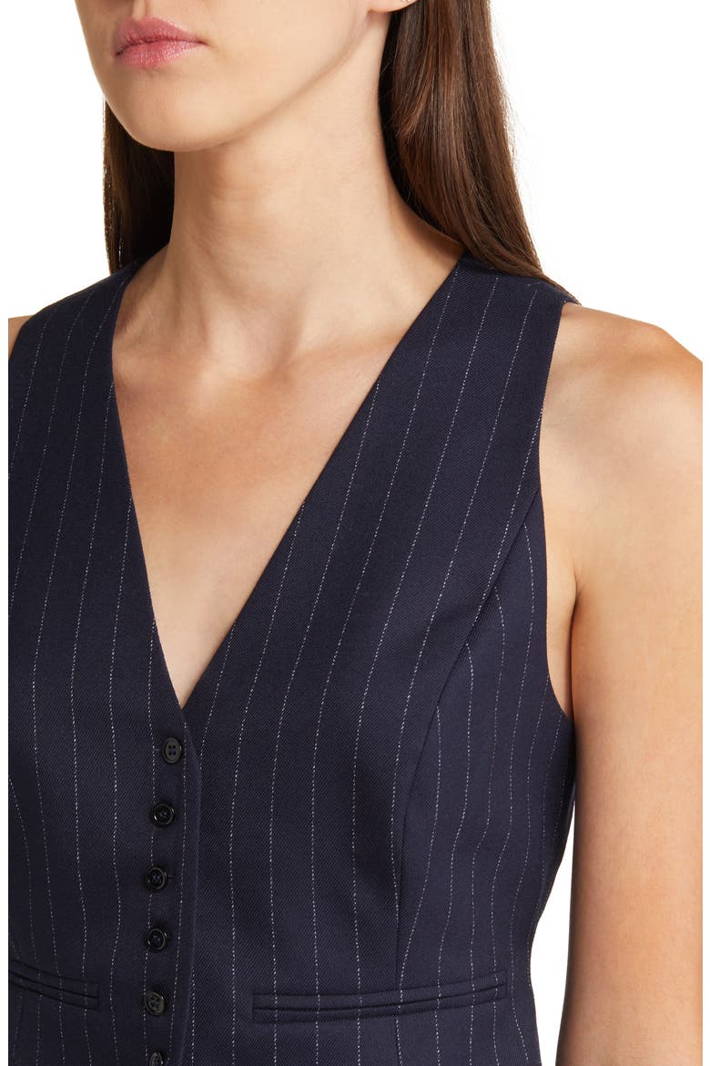 The Favorite Pinstripe Vest, Alternate, color, NAVY PINSTRIPE