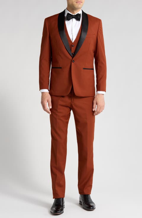 Premium Slim Fit 3-Piece Tuxedo (Regular & Big)