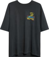 AMIRI Crystal Cobra Oversize Graphic T-Shirt