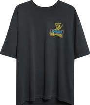 AMIRI Crystal Cobra Oversize Graphic T-Shirt
