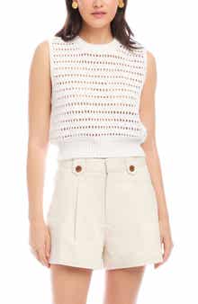 Tara Open Knit Vest