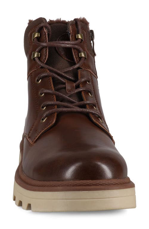 Aquatherm By Santana Canada Skyway Waterproof Faux Fur Lined Boot In Brown