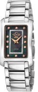 GV2 Women's Luino Rectangle Diamond Dial Bracelet Watch, 29.5mm