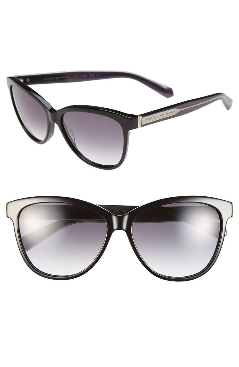 MARC BY MARC JACOBS 57mm Retro Sunglasses, Main, color,