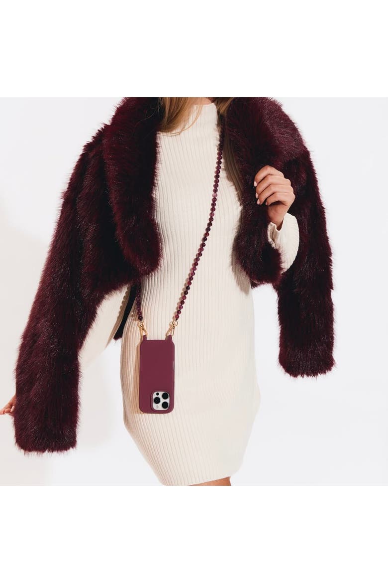3-Piece Crossbody Phone Case Set - iPhone 17 Air/Pro/Max, Alternate, color, Burgundy - iPhone 17 Air