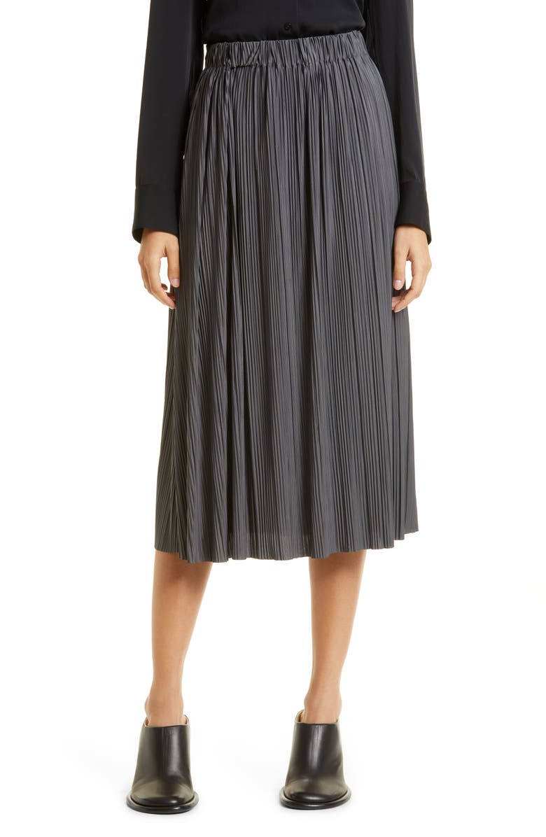 Samsøe Samsøe Uma Pleated Midi Skirt, Main, color, 