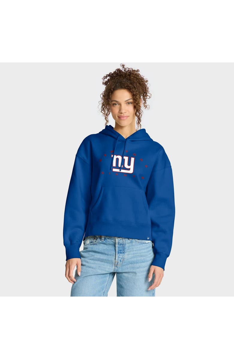 FANATICS Women's Fanatics Royal New York Giants Eligible Receiver Legacy Pullover Hoodie, Main, color, Royal