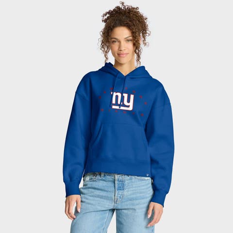 Women's Fanatics Royal New York Giants Eligible Receiver Legacy Pullover Hoodie
