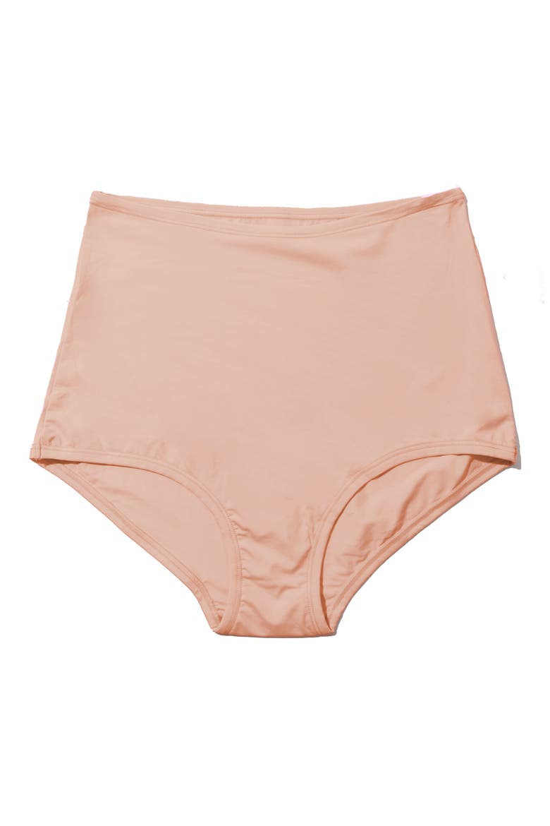YourFit™ High Waist Briefs, Alternate, color, ALMOND MILK