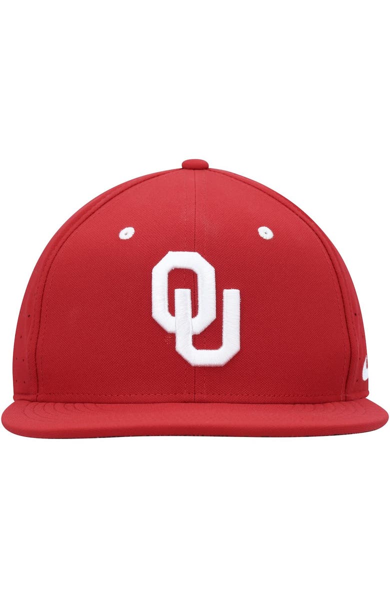 Nike Men's Nike Crimson Oklahoma Sooners True Performance Fitted Hat, Alternate, color, 