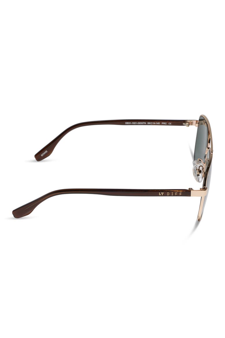 Bowie Square Aviator Sunglasses, Alternate, color, GOLD