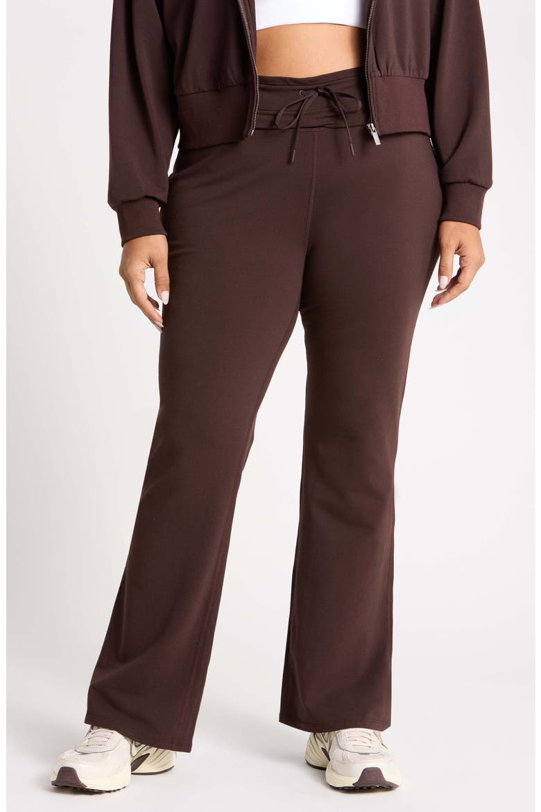 Weekend Flare Pants, Main, color, BROWN MOLE'