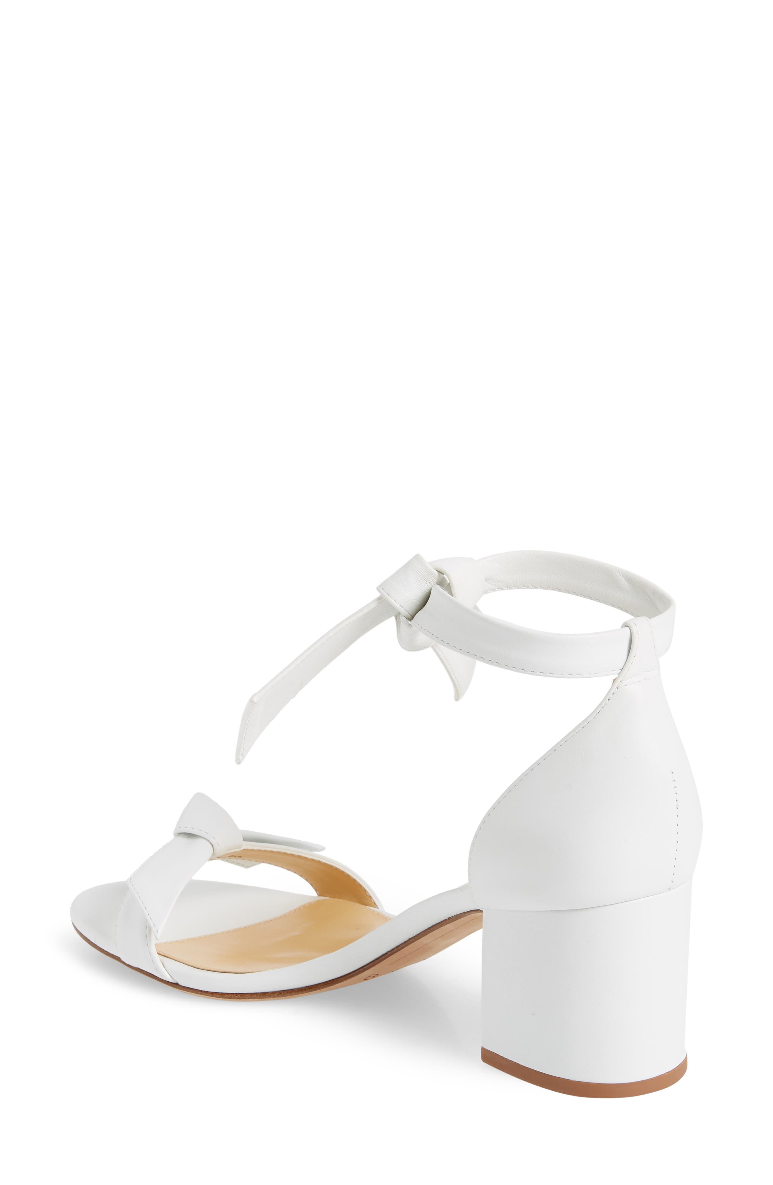 Clarita Block Heel Sandal, Alternate, color, WHITE