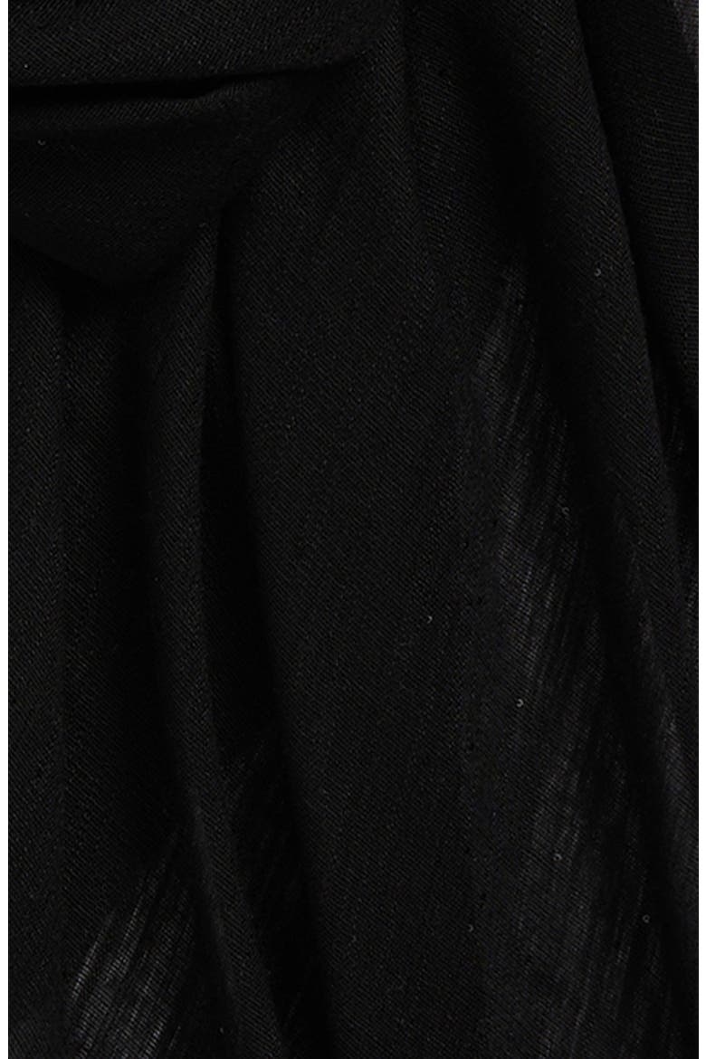 Lighweight Sequin Fringe Scarf, Alternate, color, BLACK