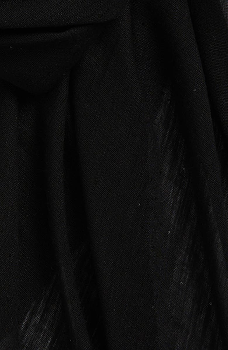 Treasure & Bond Lighweight Sequin Fringe Scarf, Alternate, color, Black