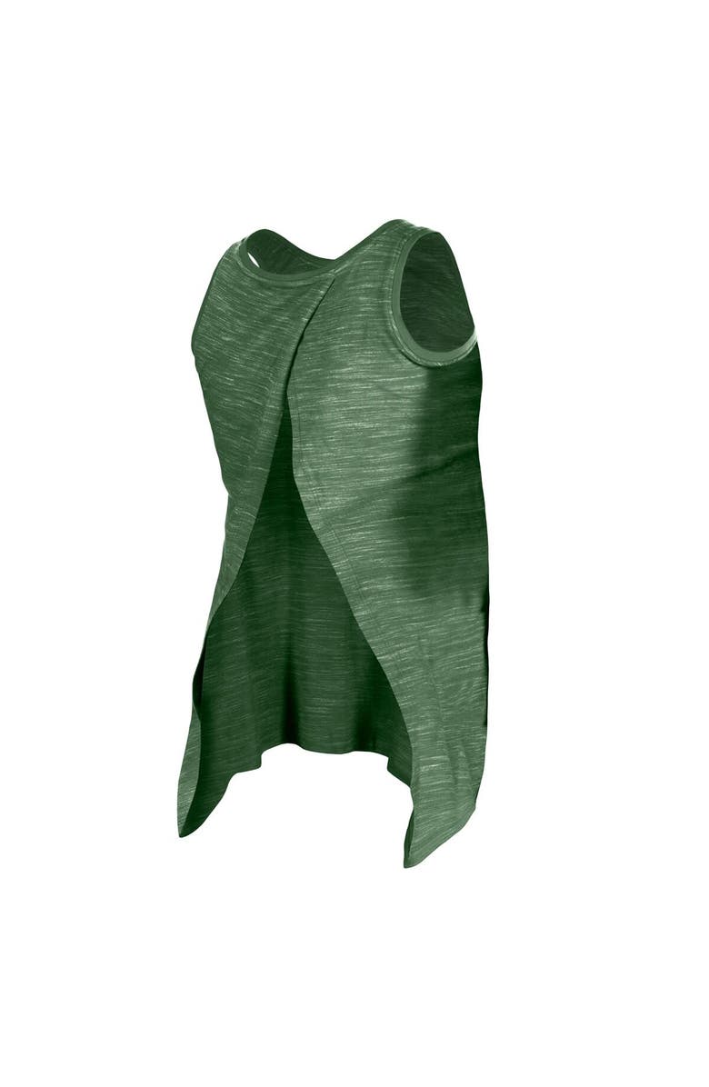 New Era Women's New Era Green New York Jets Space Dye Active Tank Top, Alternate, color, Green