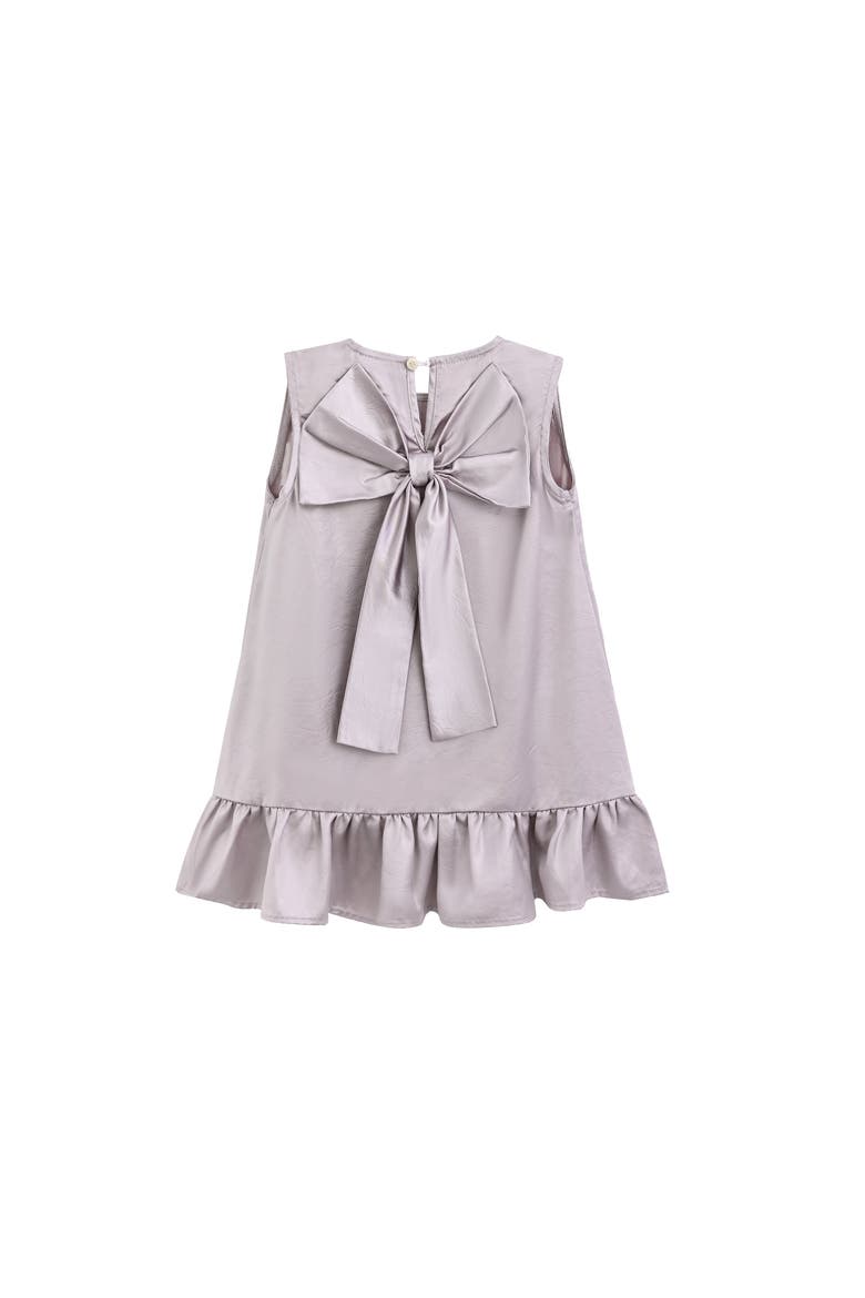 Sofia Bow Dress, Alternate, color, Purple