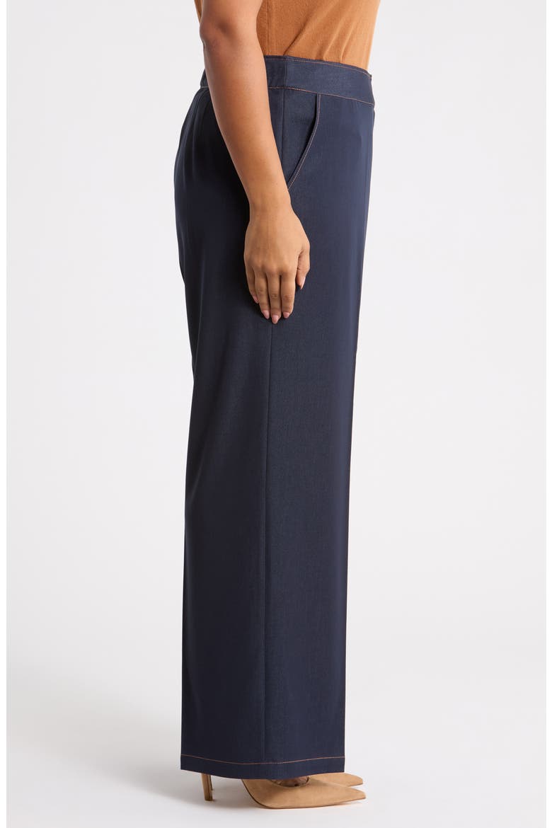 Wide Leg Pants, Alternate, color, DARK DENIM