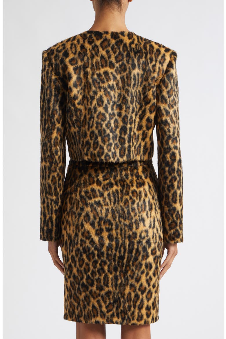 Aivana Faux Fur Button Jacket, Alternate, color, MULTI