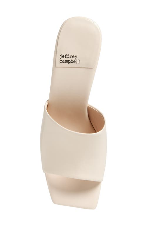Jeffrey Campbell Dress Code Sandal In Cream