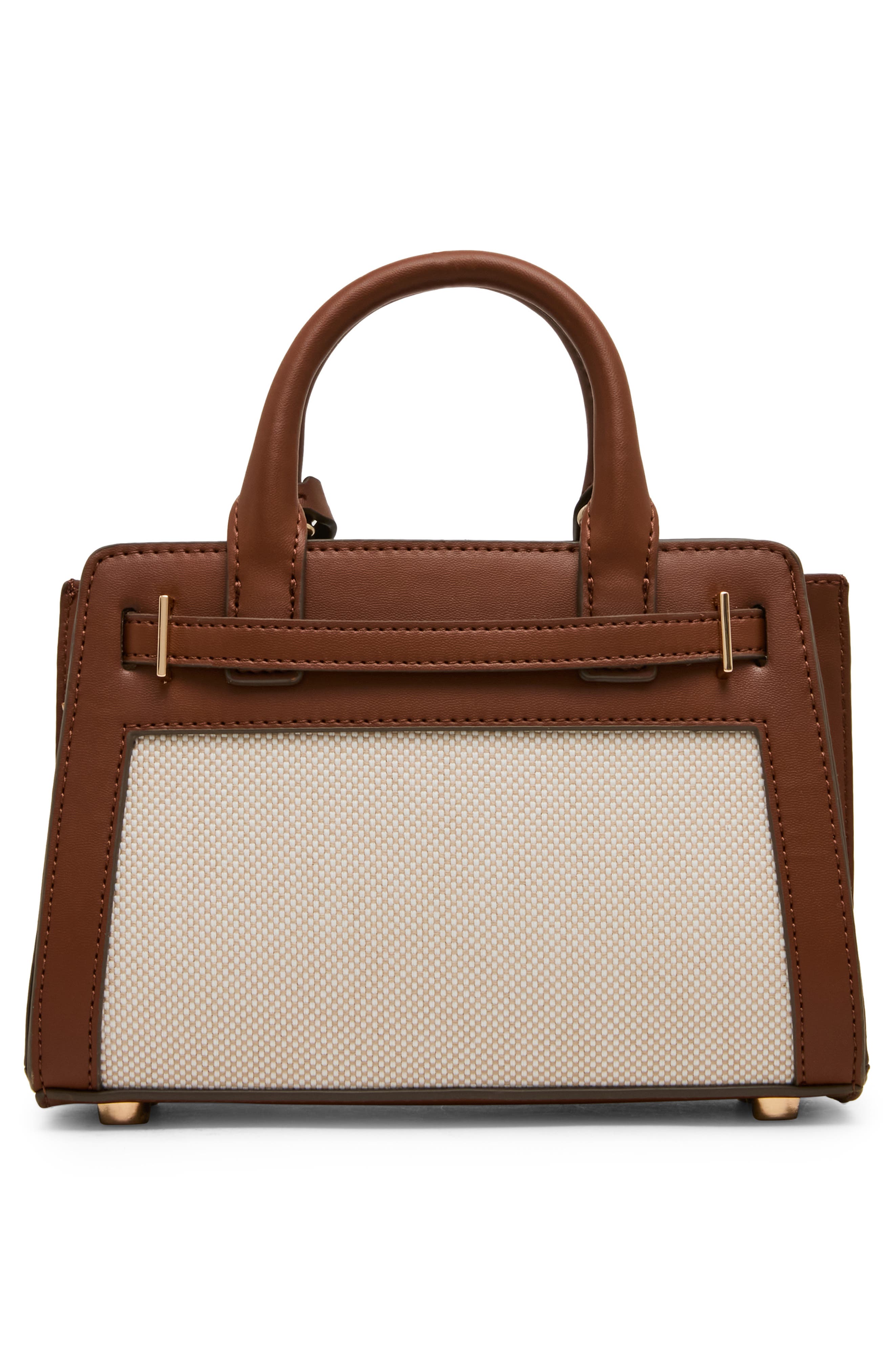 Anne Klein Mini Satchel Bag, Alternate, color, Hazelnut