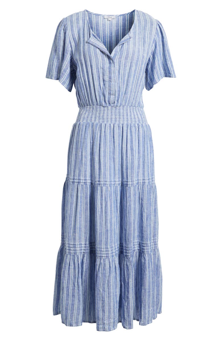 Rails Cannes Stripe Linen Blend Dress, Alternate, color,