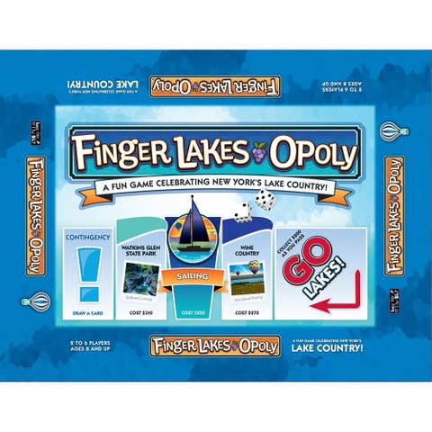 Finger Lakesopoly Monopoly Board Game