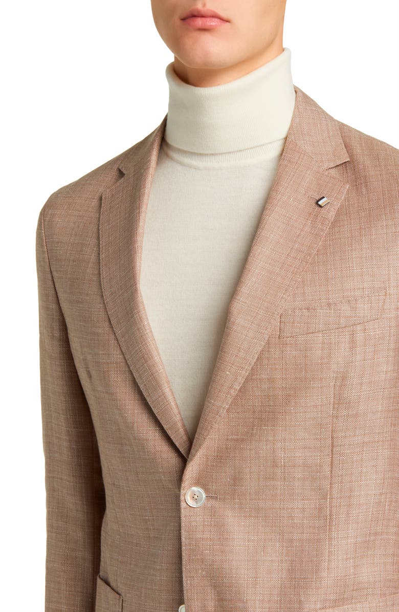 BOSS Hanry Linen & Virgin Wool Sport Coat, Alternate, color,